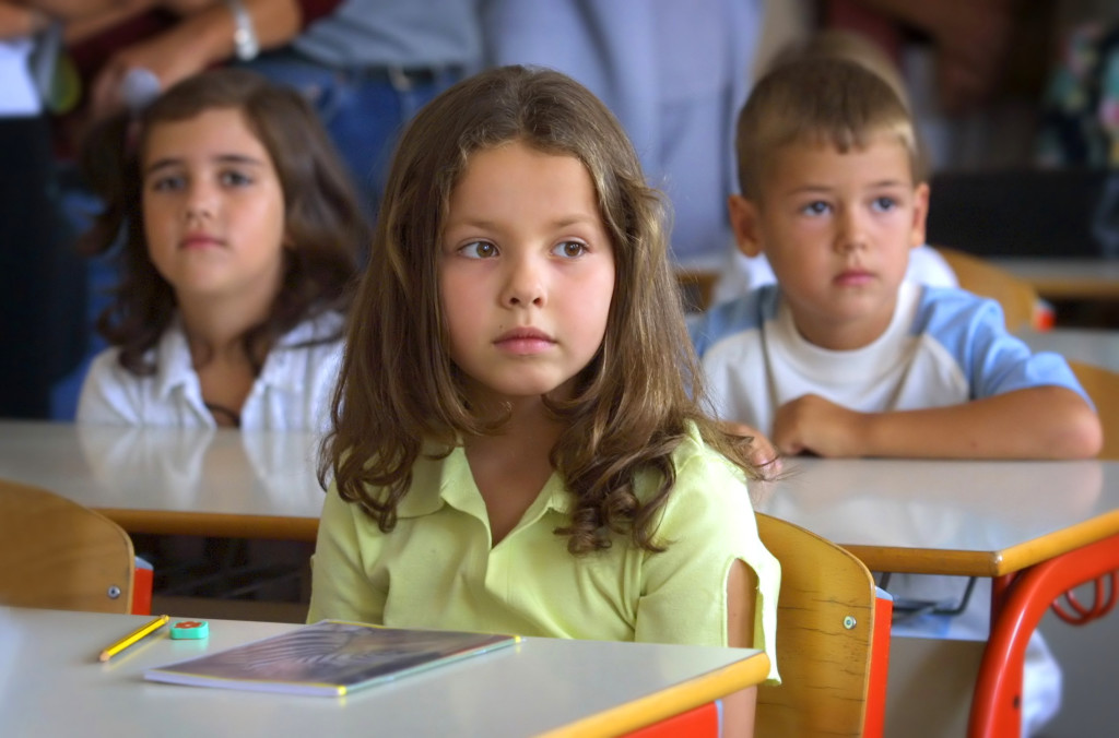 Girl in a classroom